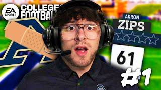 THE DUMBEST REBUILD ON YOUTUBE | Akron Zips Dynasty #1