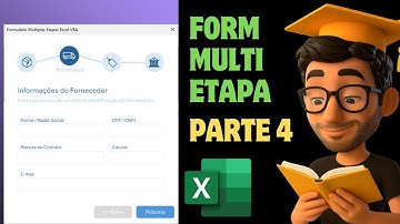 Excel VBA Criando um Formulário Múltiplas Etapas Aula 04