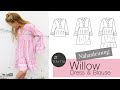 Kleid oder Bluse im Boho Style "Willow-Dress" ganz einfach selber nähen DIY- Näh-Tutorial