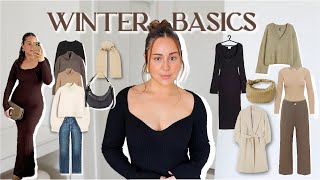 WINTER BASICS HAUL 2023 - H&M, Amazon, Old Navy, Halara | Holiday & Everyday Outfit Ideas!