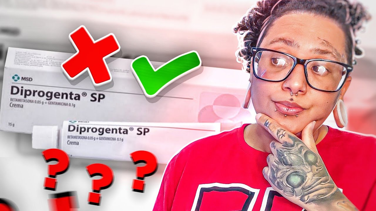 Pode Passar Diprogenta no Piercing Inflamado ? - YouTube