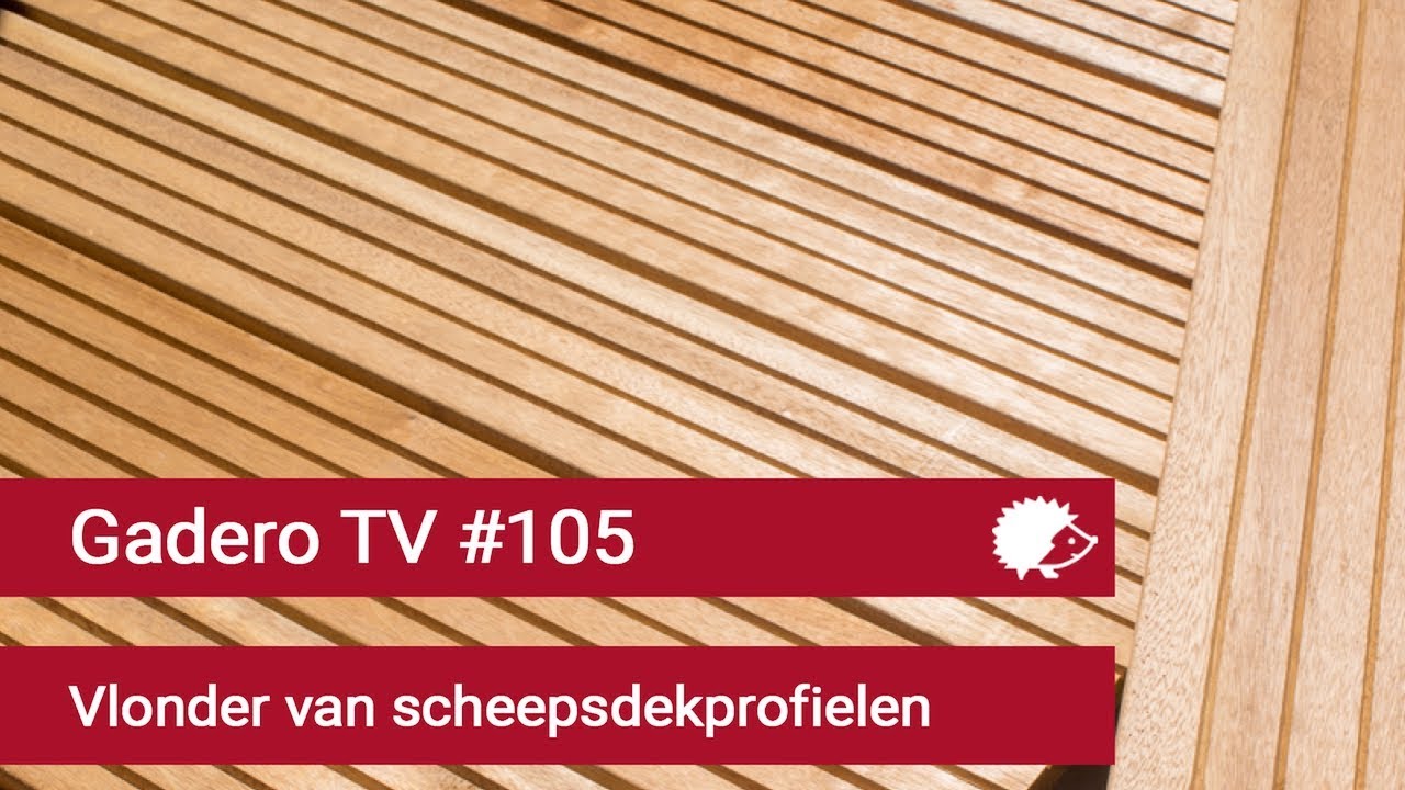 #105 Unieke vlonder van scheepsdekprofiel