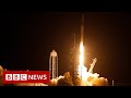 US Dragon crewship launches to space station – BBC News