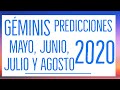 GÉMINIS (EXPLOSIÓN DE ABUNDANCIA Y DESEOS) MAYO, JUNIO, JULIO Y AGOSTO 2020 HORÓSCOPO TAROT