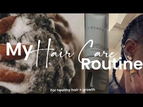 NATURAL HAIR CARE ROUTINE | Wash Day for Healthy Hair + Half Wig Install & Styling