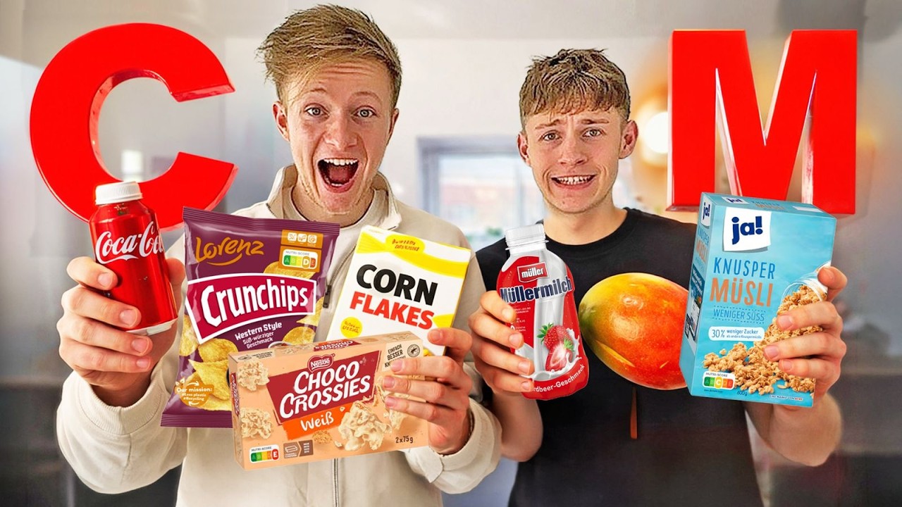 NUR Essen mit unseren ANFANGS BUCHSTABEN kaufen für einen Tag🍕🍏