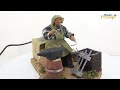 Video: Seated blacksmith with double movement series 12 cm