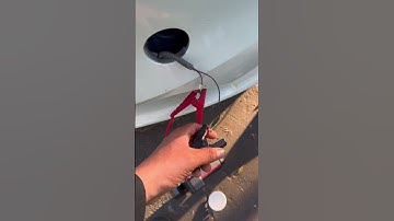 #tesla #deadbattery #howto open the hood