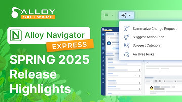 Alloy Navigator Express 2025 Spring Release: Highlights