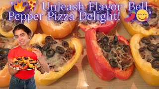🔥🍕 Beef Bell Pepper Pizza Recipe | Easy & Healthy Pizza Alternative | Flavorful Meaty Pizza ! 🌶️😋
