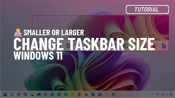 Windows 11: Change Taskbar size – make it smaller or larger (2025)