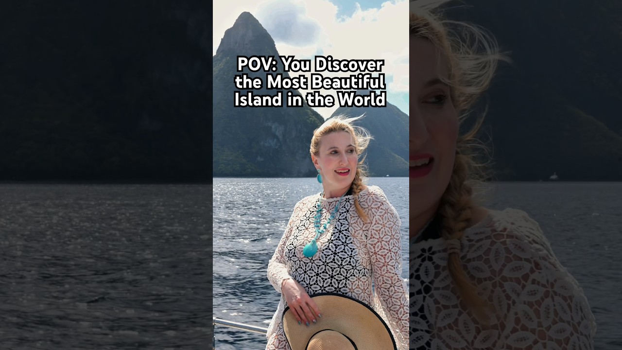 POV: You Discover the Most Beautiful Island in the World – Saint Lucia 🇱🇨#saintlucia #travel