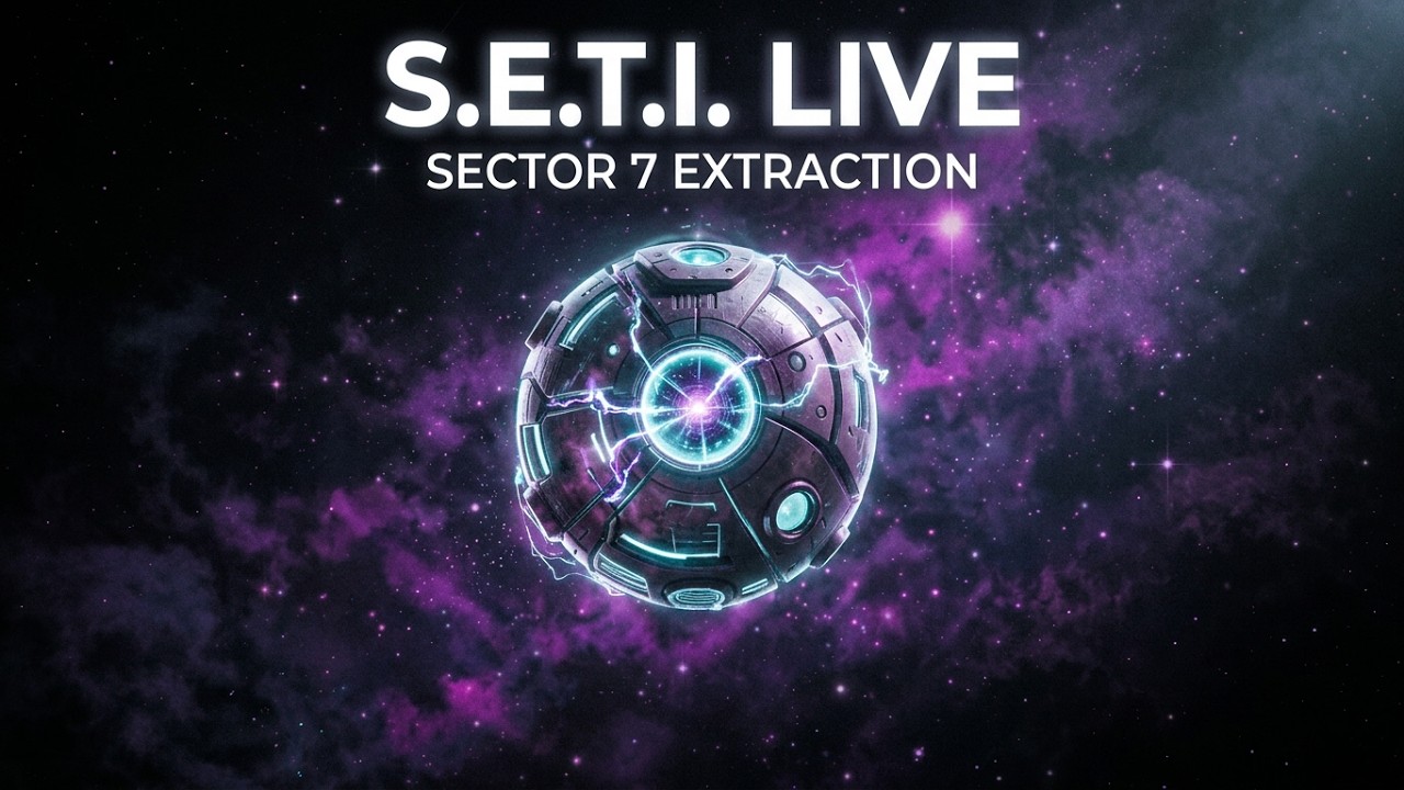 Παρακολούθηση S.E.T.I. LIVE — Audio Extraction from Sector 7 | Deep Space Ambient | Metal | Signal Drift στο YouTube Παρακολούθηση S.E.T.I. LIVE — Audio Extraction from Sector 7 | Deep Space Ambient | Metal | Signal Drift στο YouTube