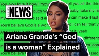Ariana Grande's "God is a woman" Explained | Song Stories chords