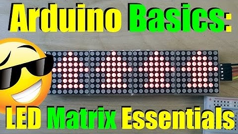 LED Matrix Essentials with the MD MAX72XX library