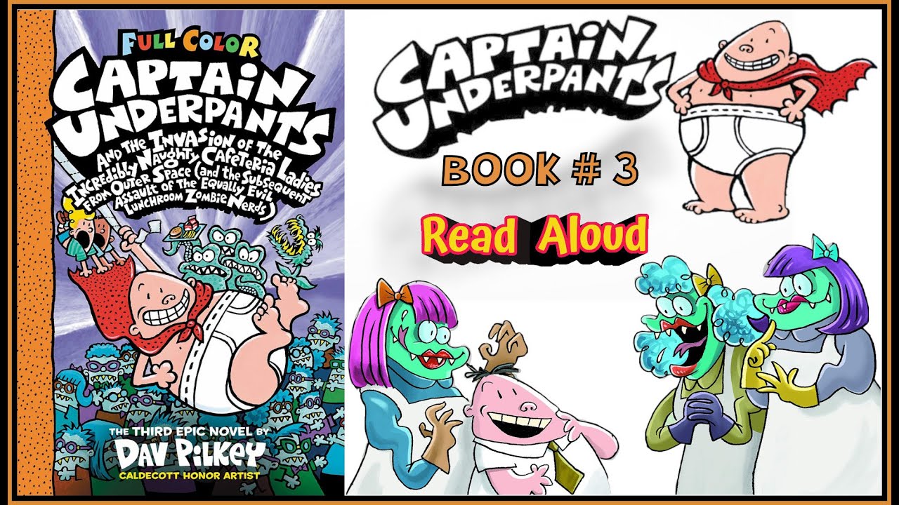 Captain Underpants Book 3 + Extra Dog Man comics by Dav Pilkey