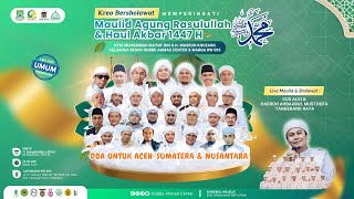 Download Lagu SIARAN LANGSUNG KREO BERSHOLAWAT MEMPERINGATI MAULID AGUNG RASULULLAH ﷺ DAN HAUL AKBAR 1447 H MP3