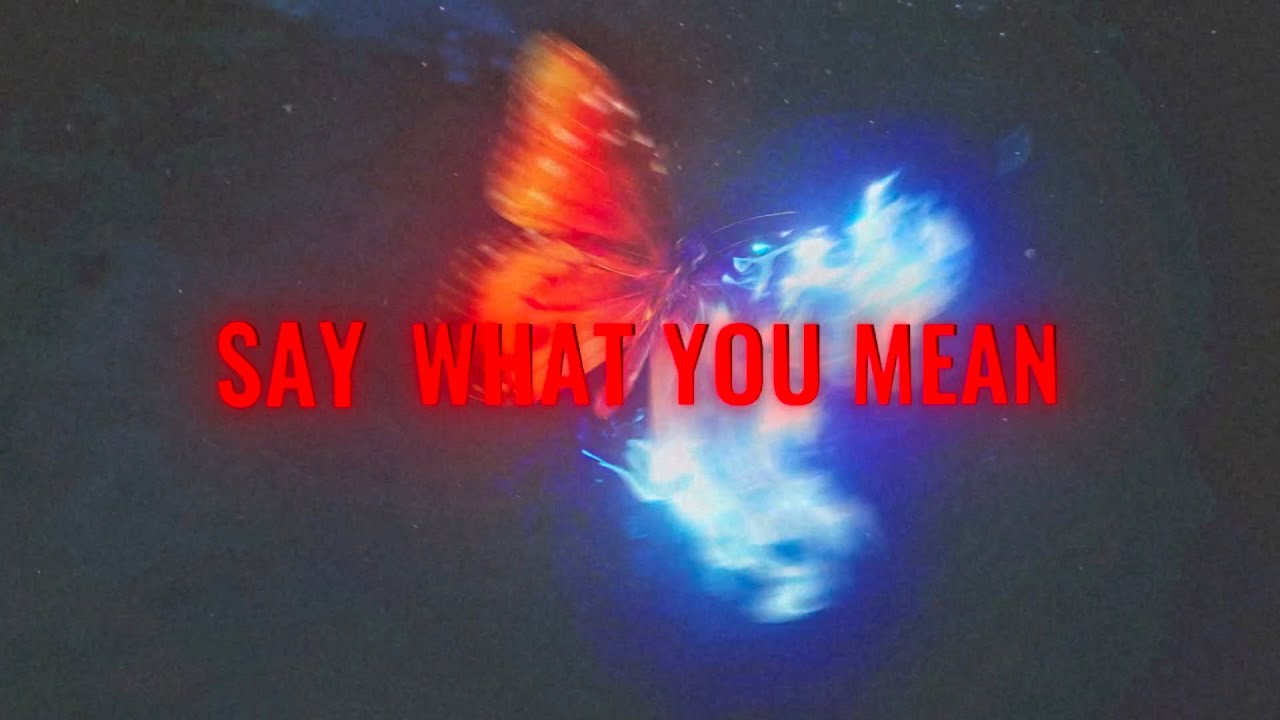 ROY KNOX, SadBois & afterxheaven - Say What You Mean (with Noah Cunane) [Lyric Video]