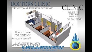 doctor clinic  space planing detailes
