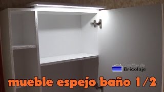 Cómo hacer un mueble con espejo para el baño. 1/2