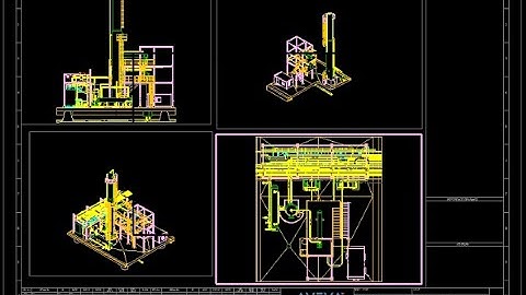 PDMS ( Isometric, Sectional and Cross-Sectional Views)