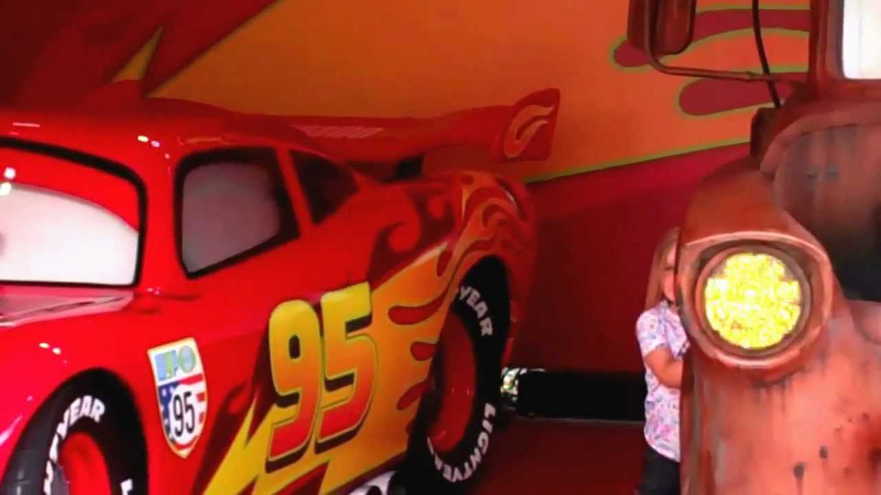 Lightning McQueen & Tow mater at Hollywood Studios