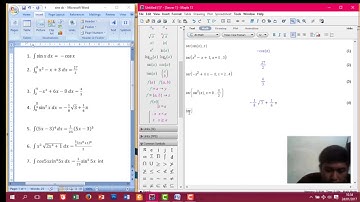 tutorial mengerjakan integral dengan maple