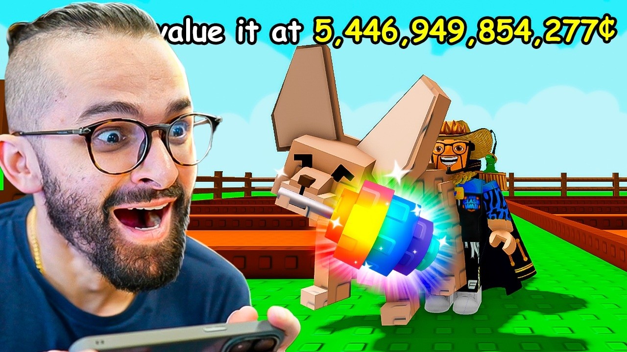 I GOT THE NEW RAREST PET in GROW A GARDEN! 🐾💎 0.5% chance! - YouTube