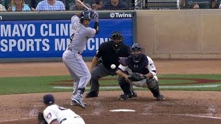 SEA@MIN: Marte singles for his fist career hit