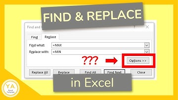 How to Use Find & Replace in Excel - Tutorial
