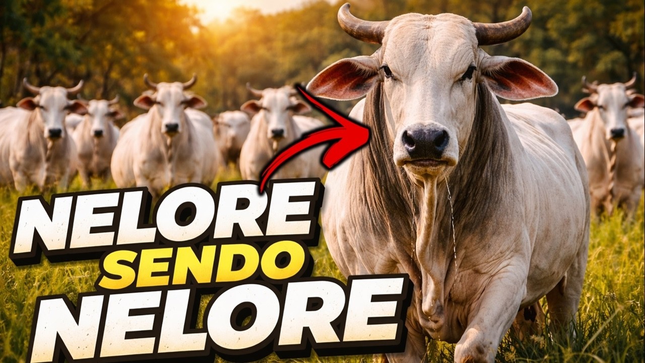 Só o NELORE Sendo o NELORE - Tem que Ser Bruto Pra Lidar com Esse Gado