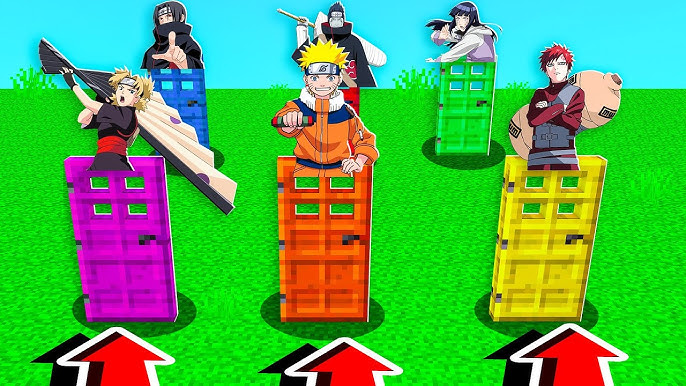 NÃO ESCOLHA A PORTA DO DRAGON BALL SUPER ERRADA NO MINECRAFT