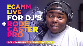 How To Setup Your DJ Livestream: Rodecaster Pro + Ecamm Live + Serato + Loopback