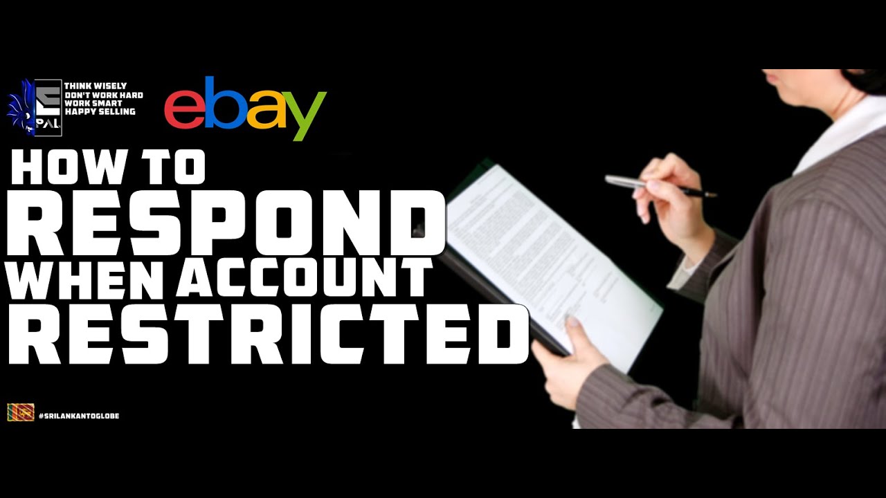 How to Respond when eBay Account Restricted YouTube