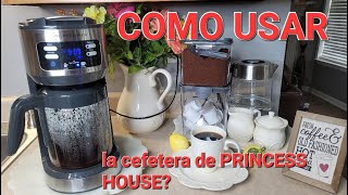 COMO USAR LA CAFETERA DE PRINCESS HOUSE .☕️ 901 281 8998 