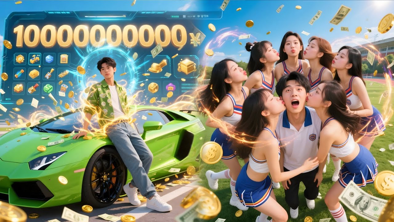 Renació en secundaria —joven pobre activó Súper Elección—, tuvo 10B$ por sistema y rodeado de bellas