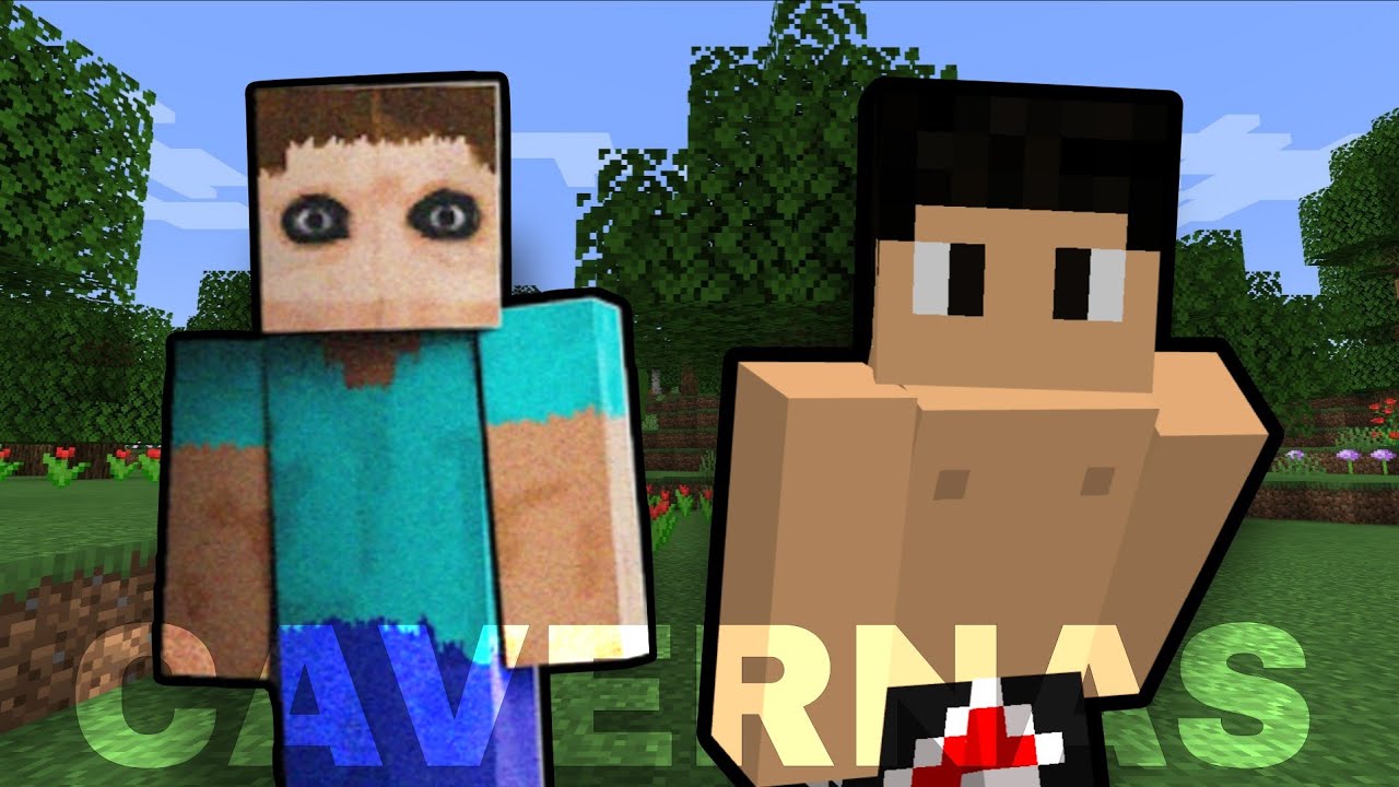 procurando o ser que MORA nas CAVERNAS do minecraft...