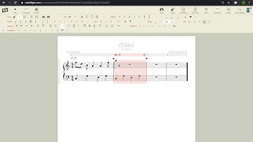 Melody on Noteflight
