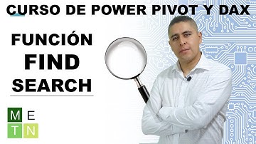 BÚSQUEDA DE VALORES con FIND y SEARCH | Curso de POWER PIVOT y DAX en EXCEL | Capítulo 7