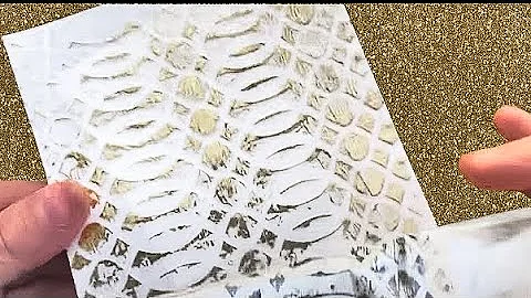 How to quickly add gold accents to cards: 10 ways