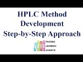 HPLC Method Development Step by Step Approach
