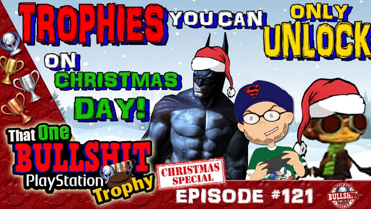 Trophies that only UNLOCK on CHRISTMAS DAY! Arkham City Story Teller & Psyconauts - TOBPT # 121