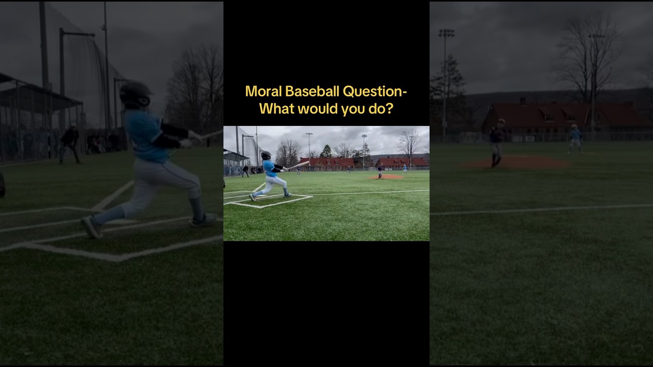 What would you do? Me? I&rsquo;m letting the kids have their magic moment. #baseball #coaching #parenting