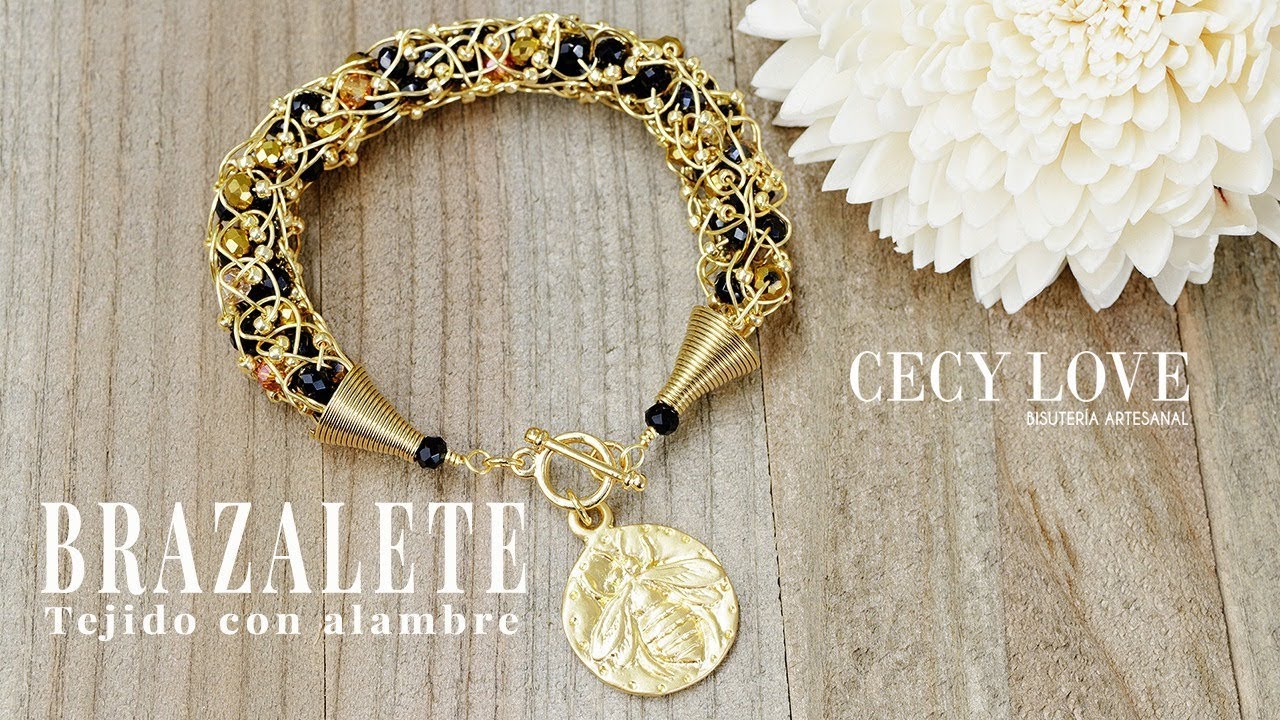 PULSERA CON ALAMBRE FACIL HACER!!! Con Cecy Love Bisuteria YouTube