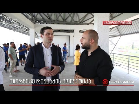 თორნიკე რიჟვაძის პოლიტიკა და გეგმები