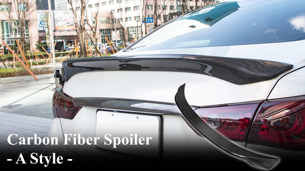 AeroBon Q50 Carbon Fiber AStyle Spoiler Introduction/Review/Guide