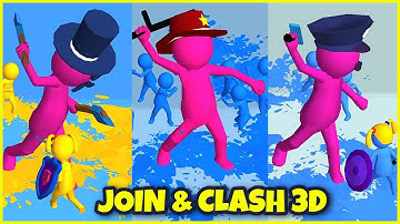 JOIN & CLASH 3D - Gameplay Walkthrough Level 61 to 70 || All Levels by Unlock Puzzles