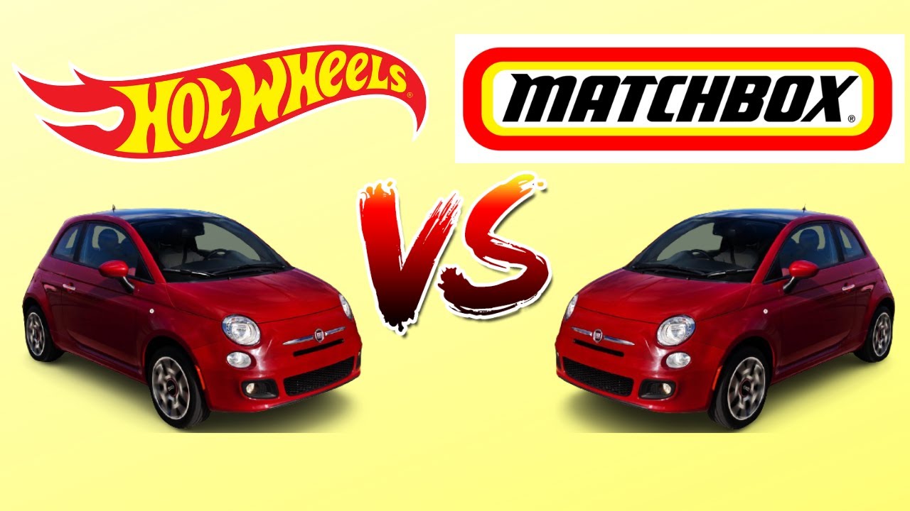 Comparativo entre o Fiat 500 da Hot Wheels x Matchbox. Qual é
