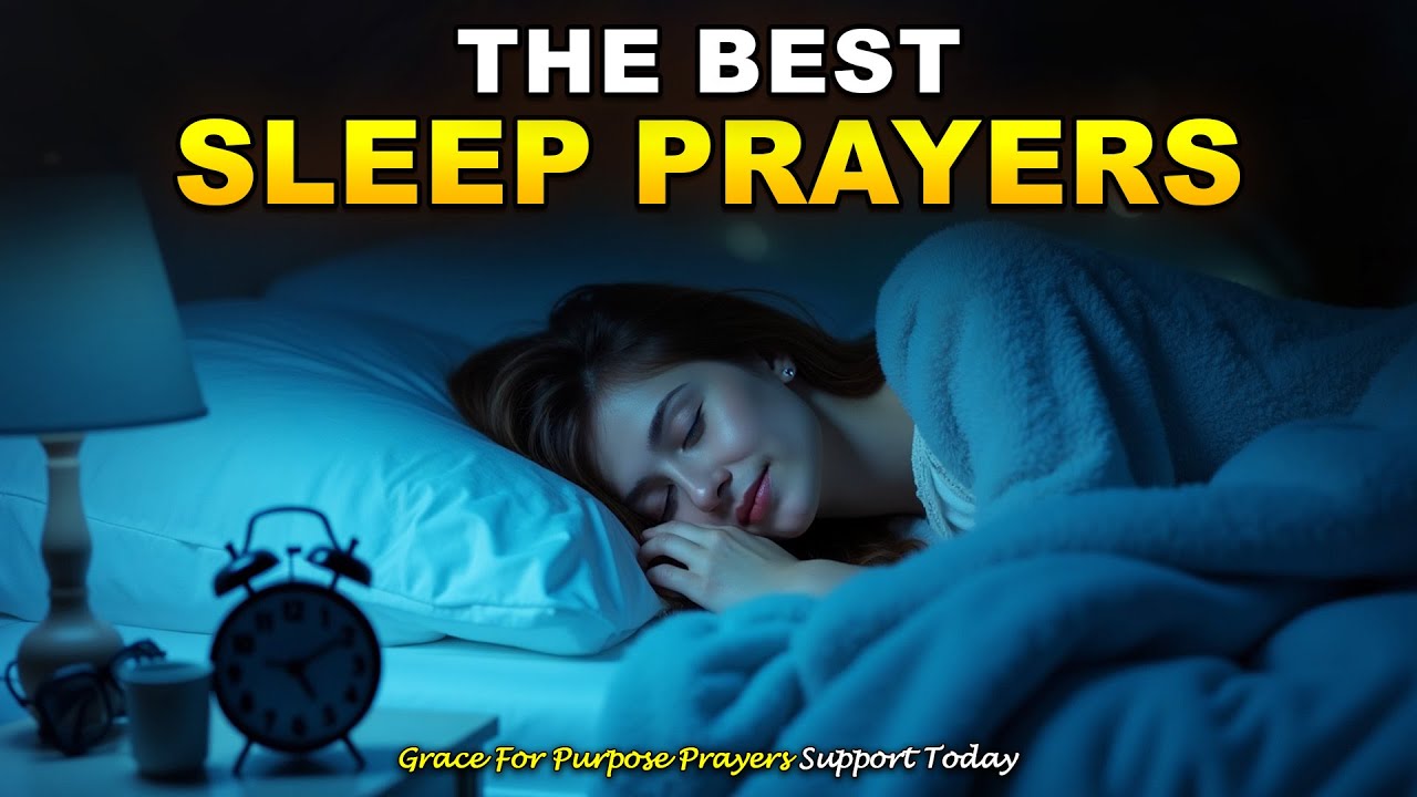 Best Prayers To Fall Asleep | Peaceful Bible Sleep Talk Down To Invite God's Presence