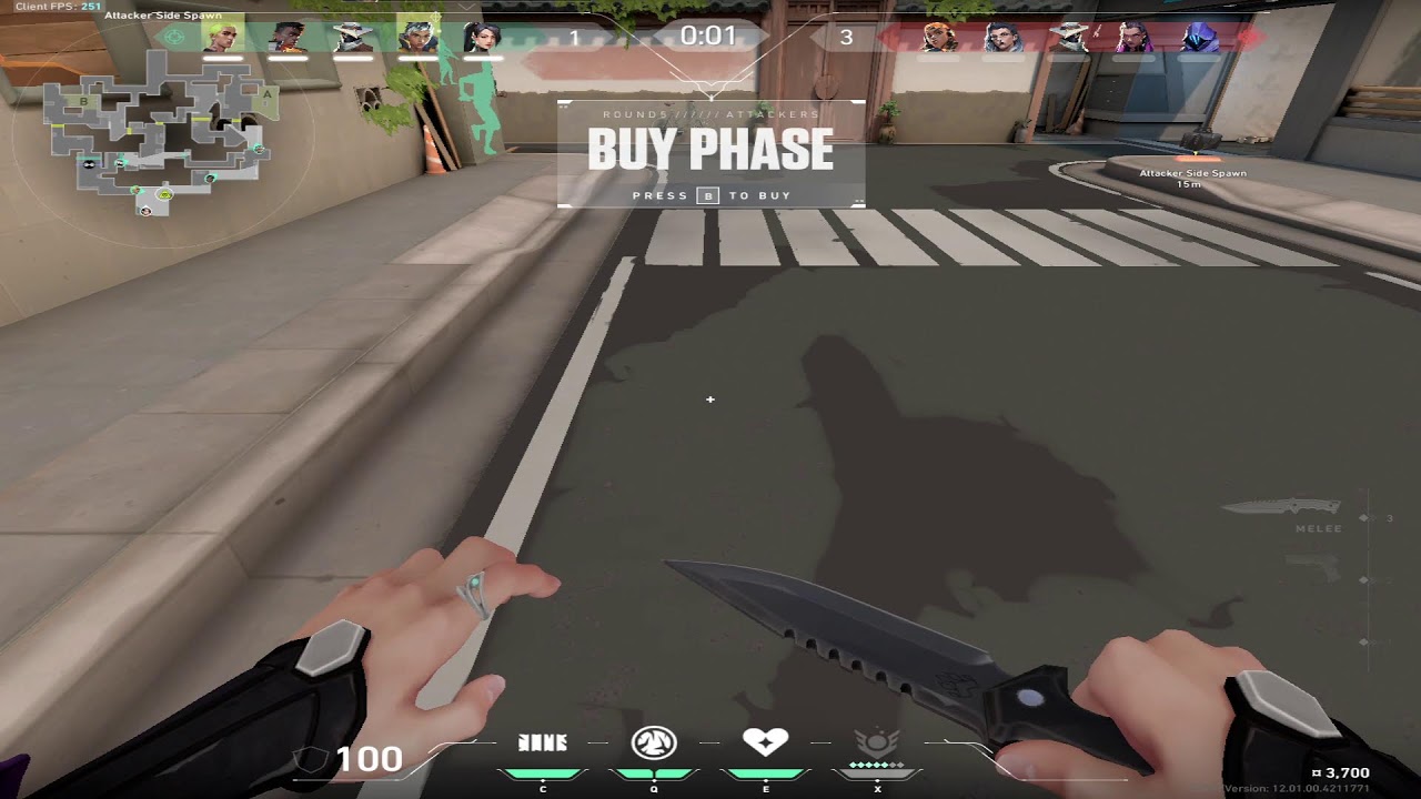 throwing in val then playing anything